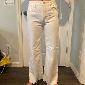 NWT Free People Flare White Jeans